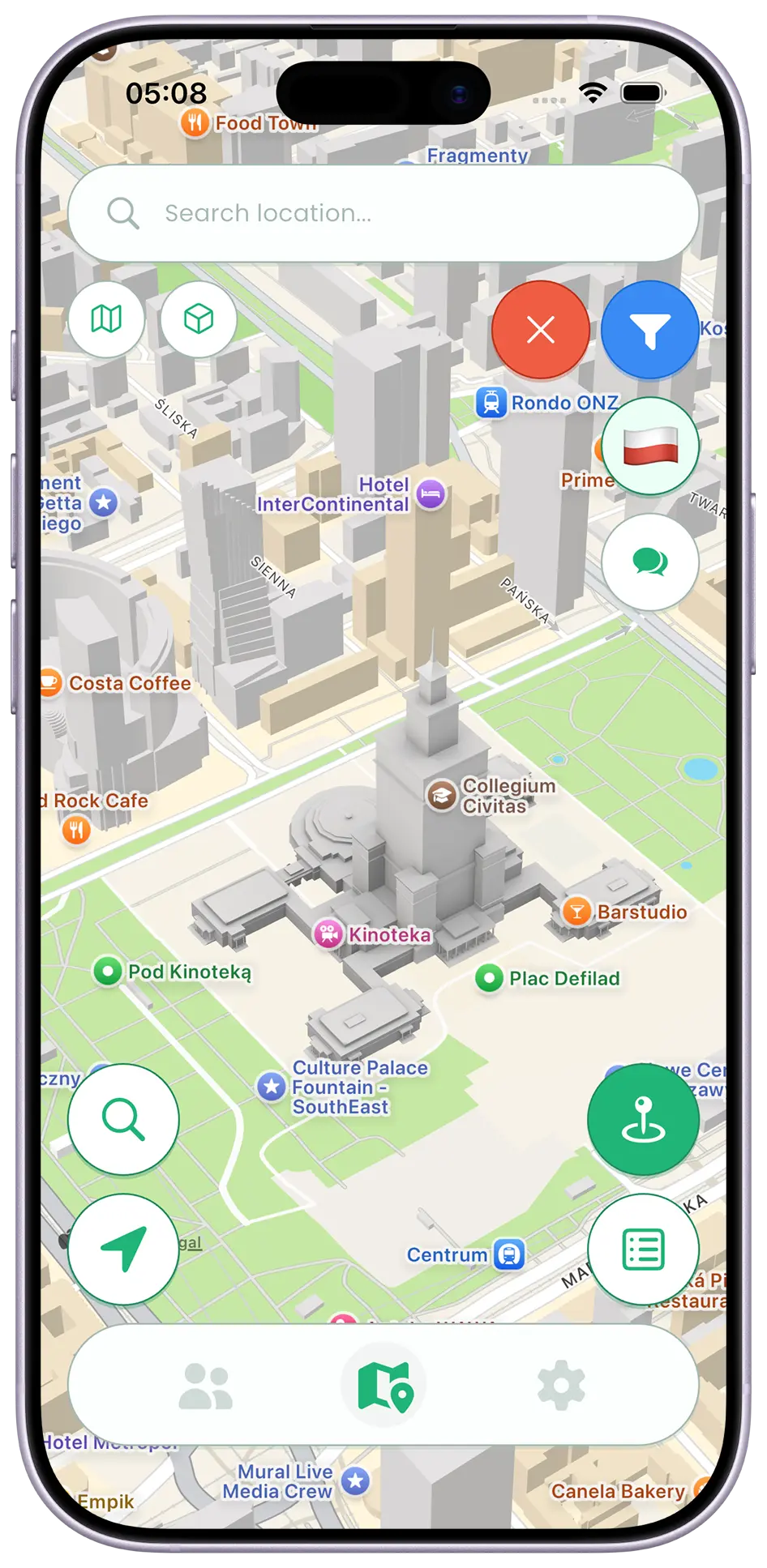 Geomates app screenshot